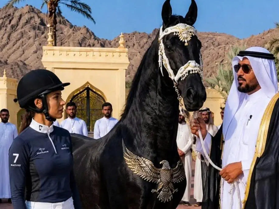 “I paid 10 million dollars for this horse, but it refuses to obey me and constantly attacks me. If you can tame it, I will marry you,” the sheikh said to a young woman, never imagining how it would all end…