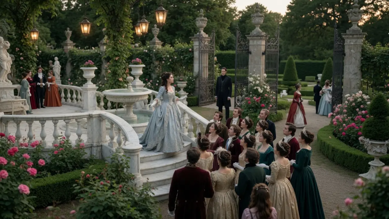 She Jokingly Promised to Marry the Next Man Who Entered the Garden — Then the Most Feared Duke Walk