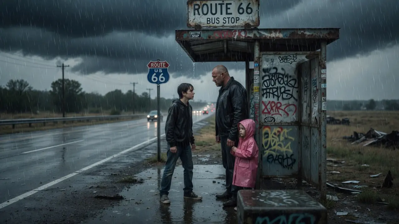 Poor Boy Missed Adoption Meeting to Save Bikers Daughter — Next Day Hells Angels Came