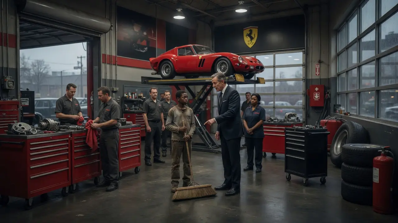 Billionaire Spent Millions on Ferrari Repairs With No Results — Until the Black Maid’s Son Walked In