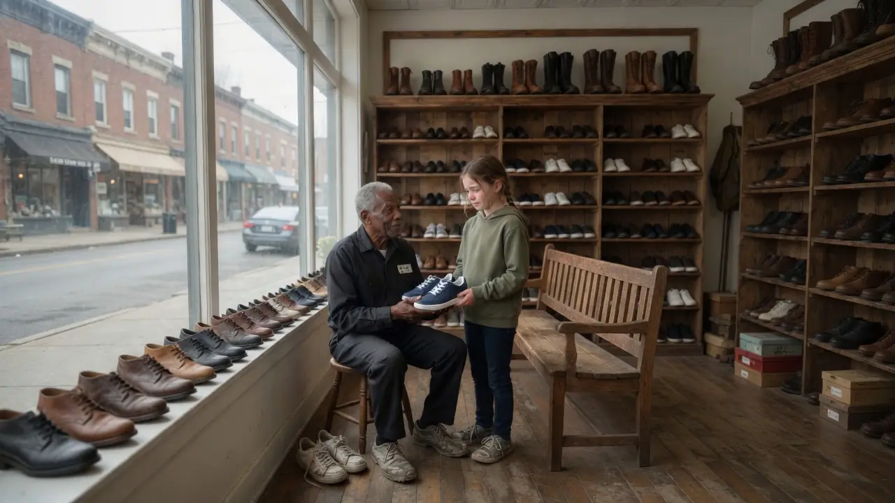 Old Shoemaker Gave a Little Girl New Shoes — Years Later, She Returned When His Store Was About to Close