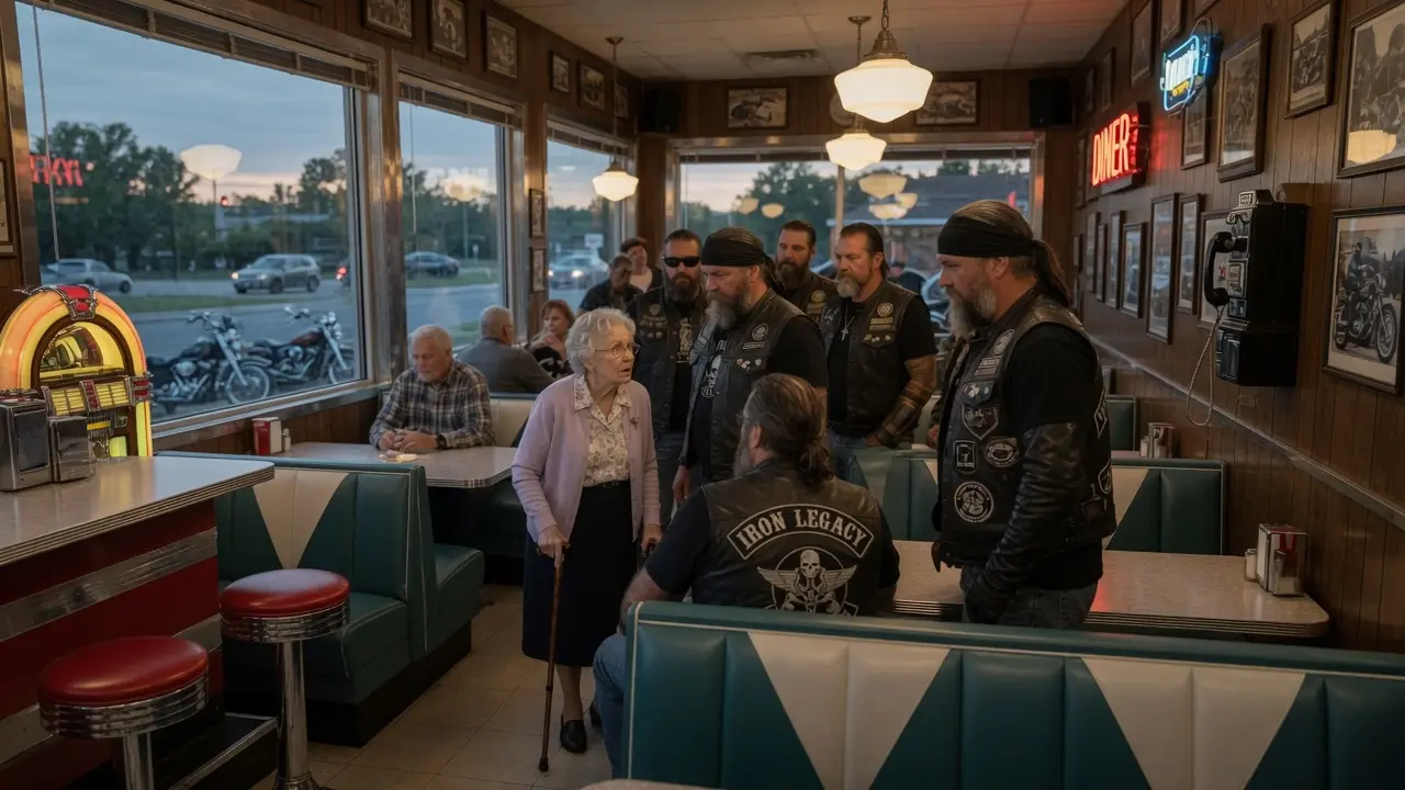 Limping 79-Year-Old Woman Asked Hells Angels: "Can You Walk Me to My Car?" — Then He Walked With Her