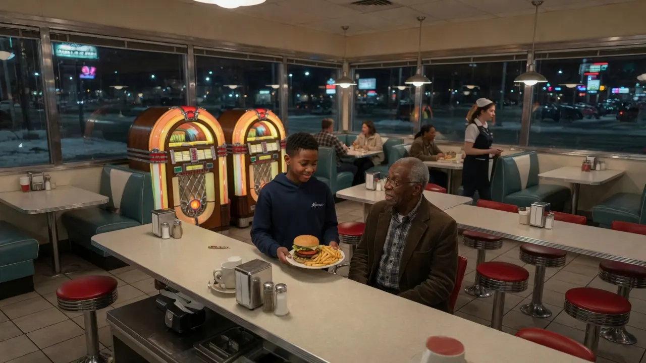 Kind Boy Gave His Birthday Dinner To A Lonely Old Man — Years Later, A Restaurant Opened For Him