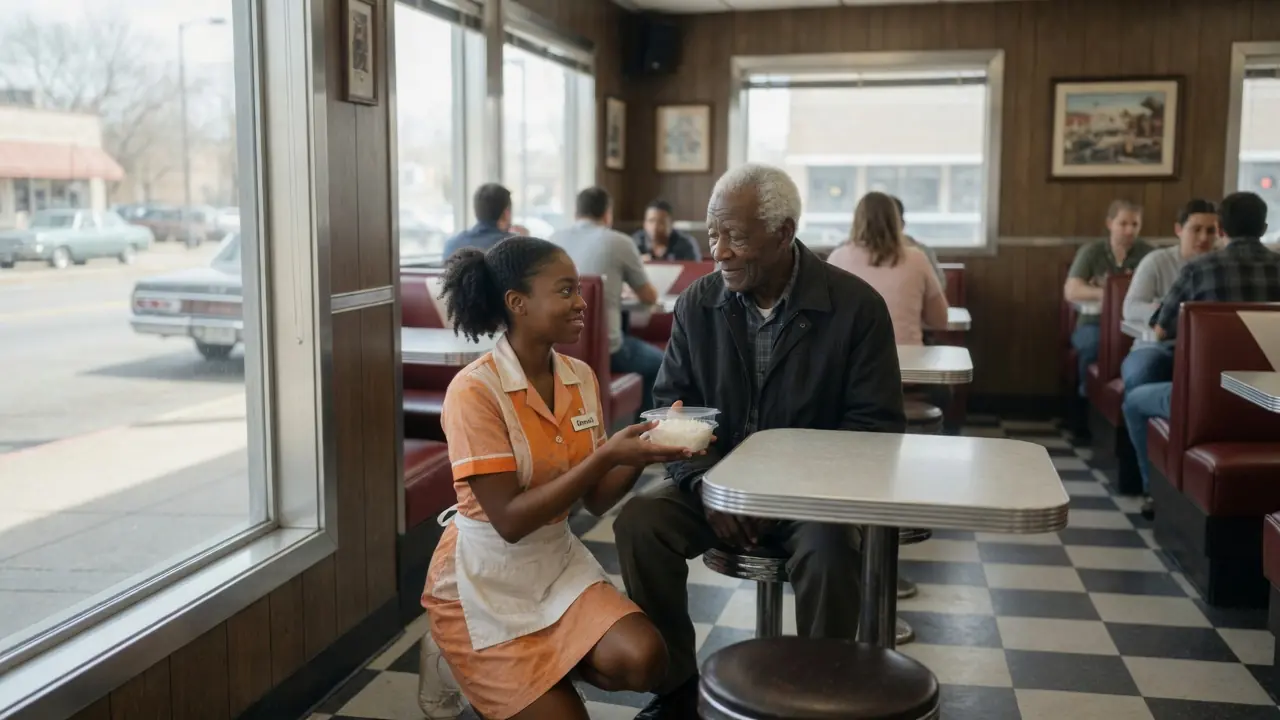 Poor Waitress Shared Her Only Meal With An Old Man — Unaware Moments Later, She Would Be Fired
