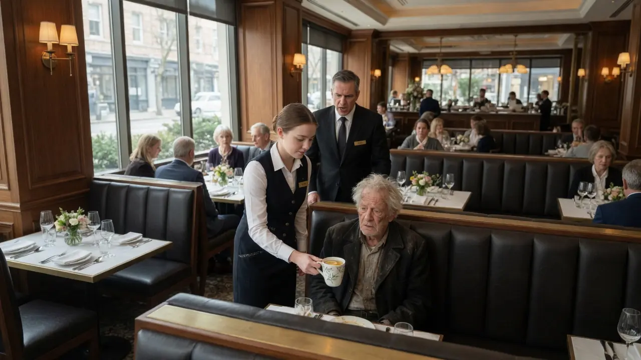 No One Helped the Confused Billionaire — The Waitress Stepped In Without Being Asked