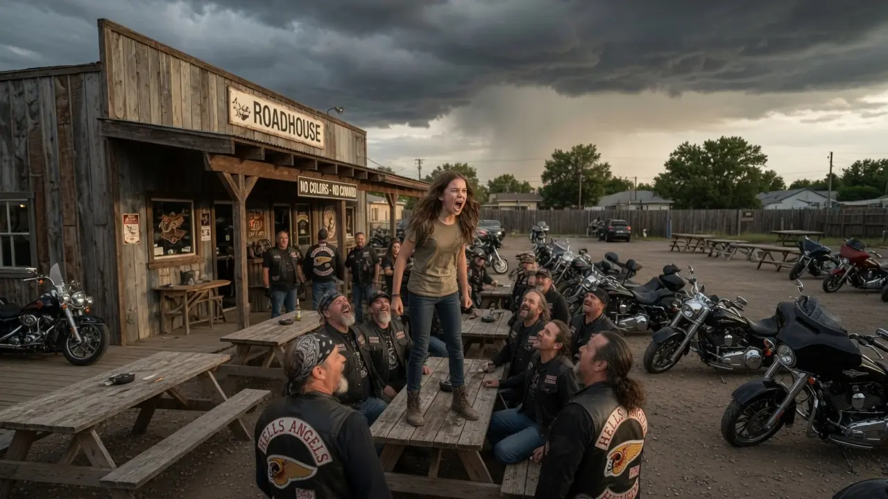 Girl Warned 70 Hells Angels of a Storm — Weeks Later, 300 Bikers Transformed Her School