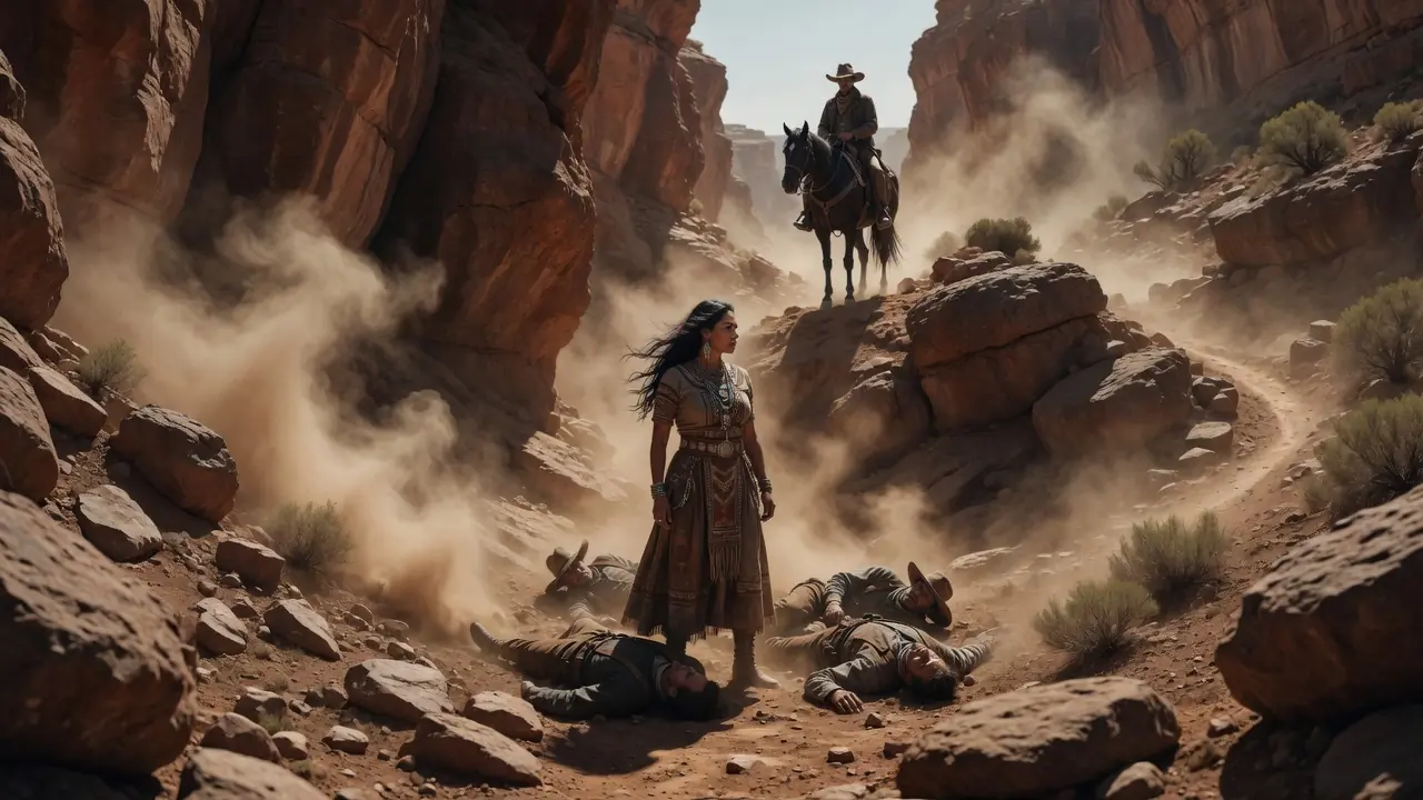 Giant Apache Woman Said "No Man Is Strong Enough for Me," — Until She Met the Cowboy
