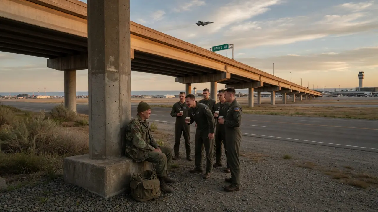 "Reaper Storm" — The Moment a Homeless Vet Silenced a Room Full of Marines