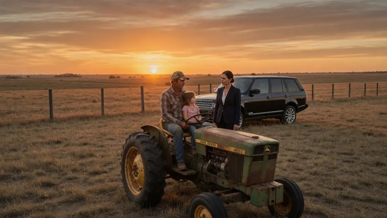 CEO Sneered at the Single Dad's Old Tractor — Not Knowing He Owned the $120M Ranch Next Door