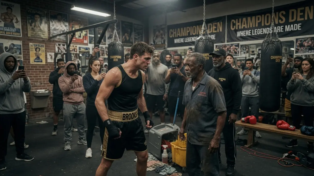 Boxer Taunts Black Janitor: “Dodge My Punch, I’ll Bow”—Then Stunned to Learn He’s a Former Champion
