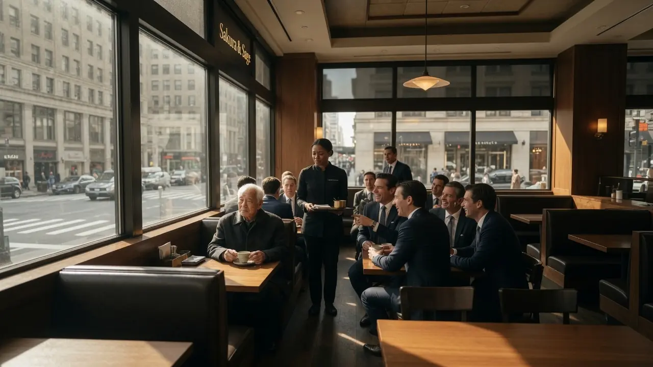 Elderly Japanese Man Sat Alone for Hours — Until One Black Waitress Spoke to Him in Japanese