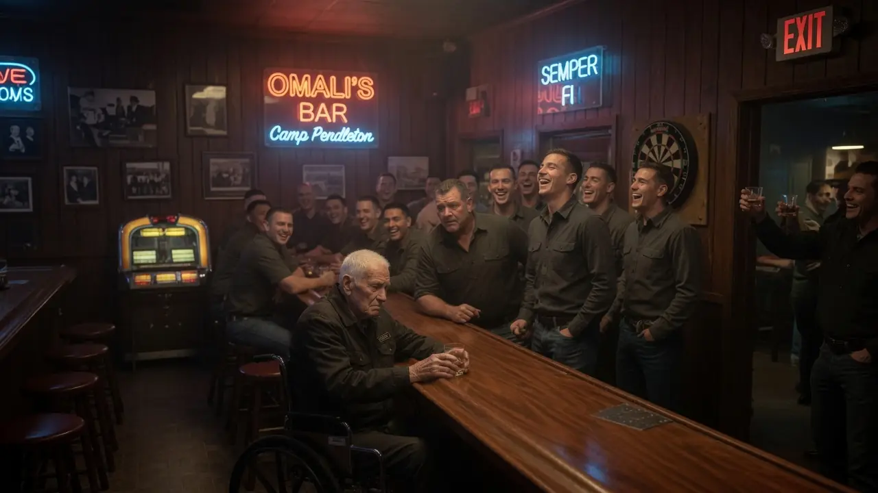 A Young Marine Mocked A Man In A Wheelchair... Then He Said Two Words