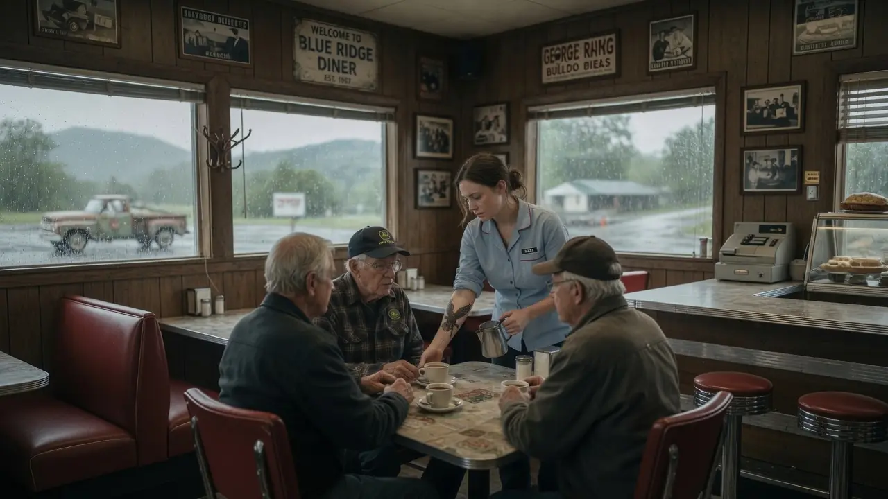Veteran Notices Waitress’s Tattoo — Then He Tells Her The Truth