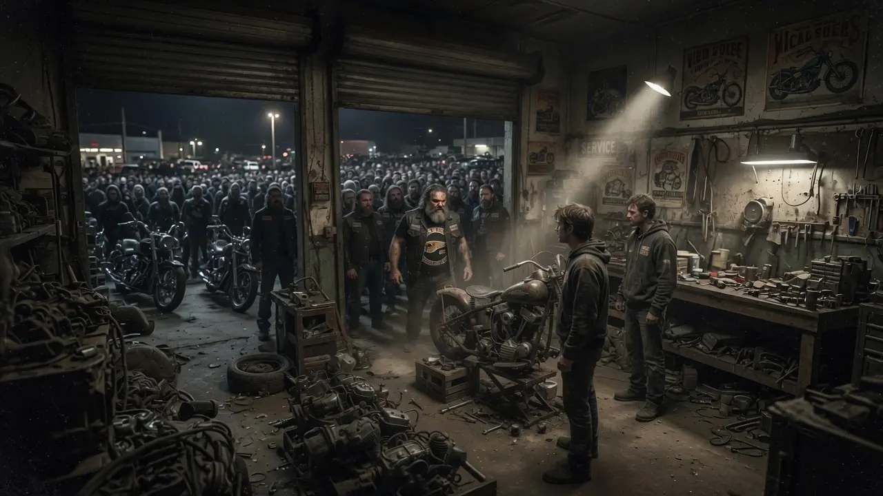Teen Mechanic Took Apart a Biker’s Bike No One Fix—That Evening, 275 Hells Angels Blocked Every Exit