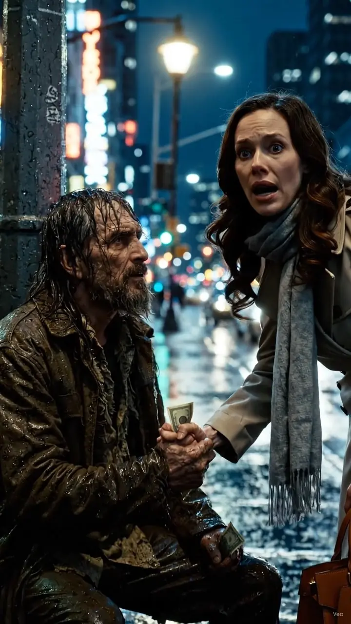 Every day after work, I gave a few bills to a homeless man