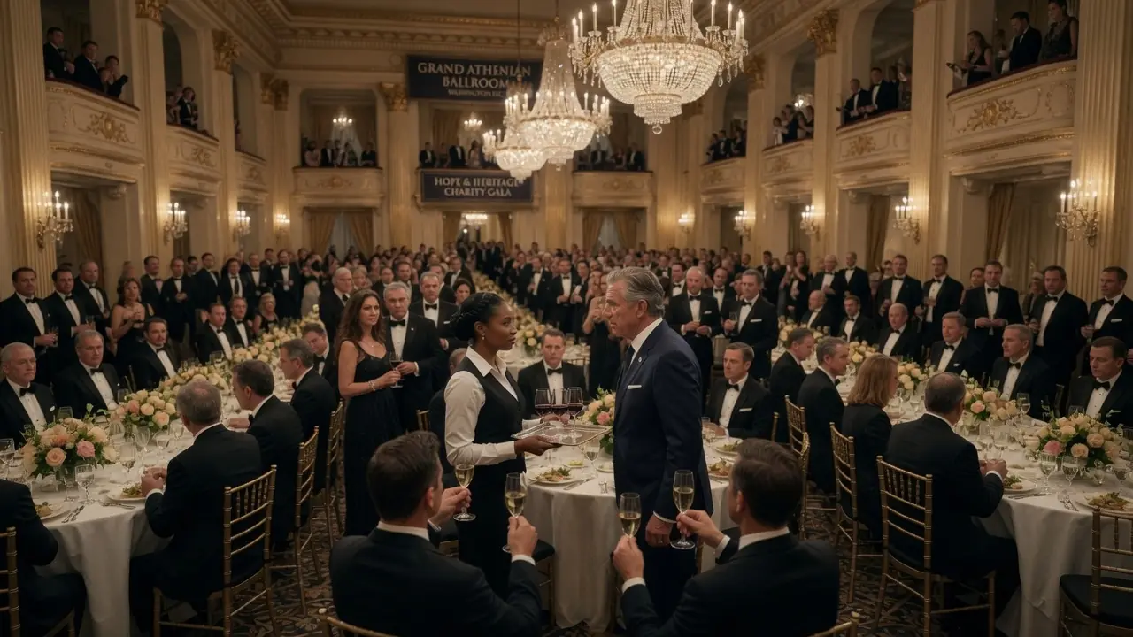 "Fire Her!" CEO Snaps at Black Waitress Mid-Gala — She Flashed a Badge and His Smile Disappeared