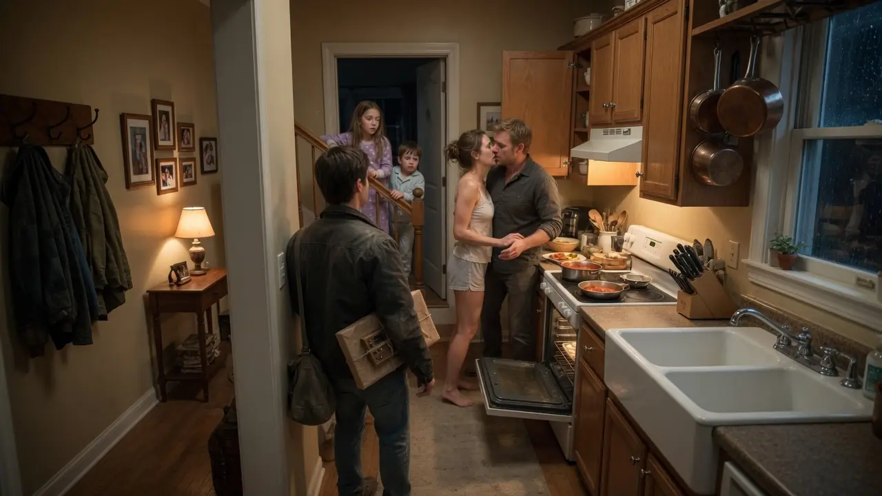 He Came Home Early to Surprise His Family — But Found Another Man in His Kitchen