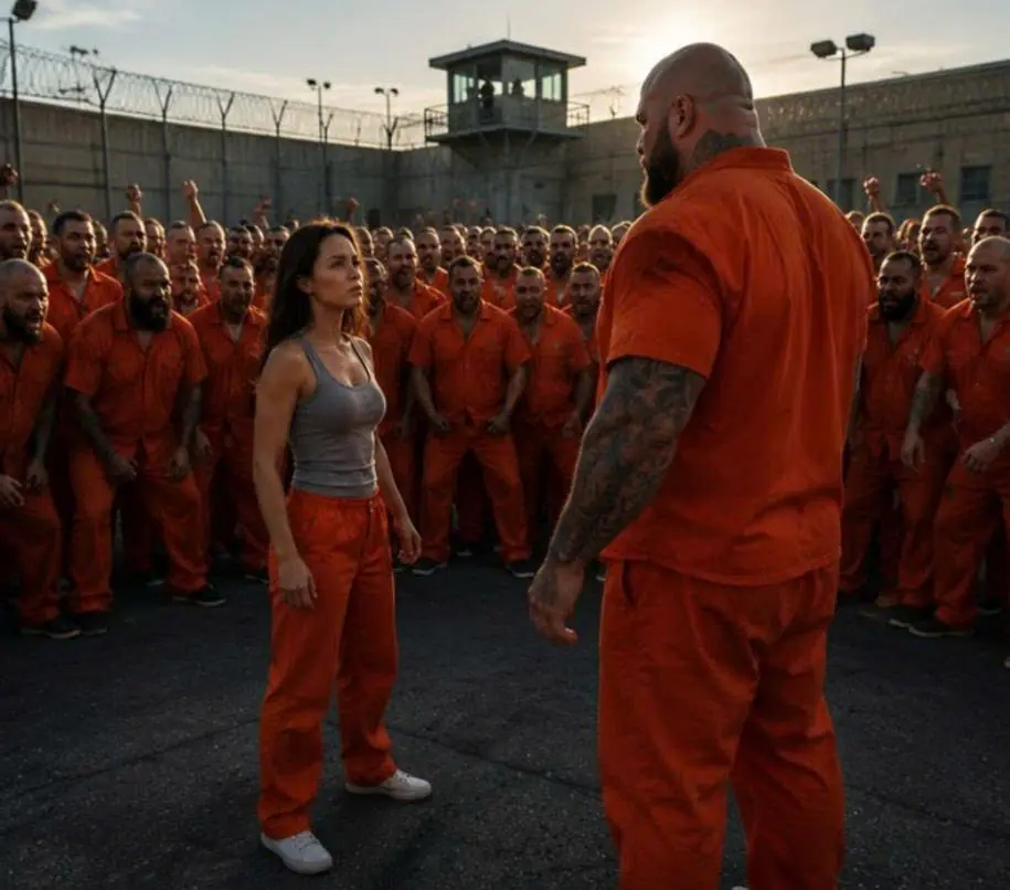The most feared inmate in the prison challenged a young woman to a fight in front of hundreds of prisoners, without even suspecting who she had been before prison or how she had ended up behind bars…