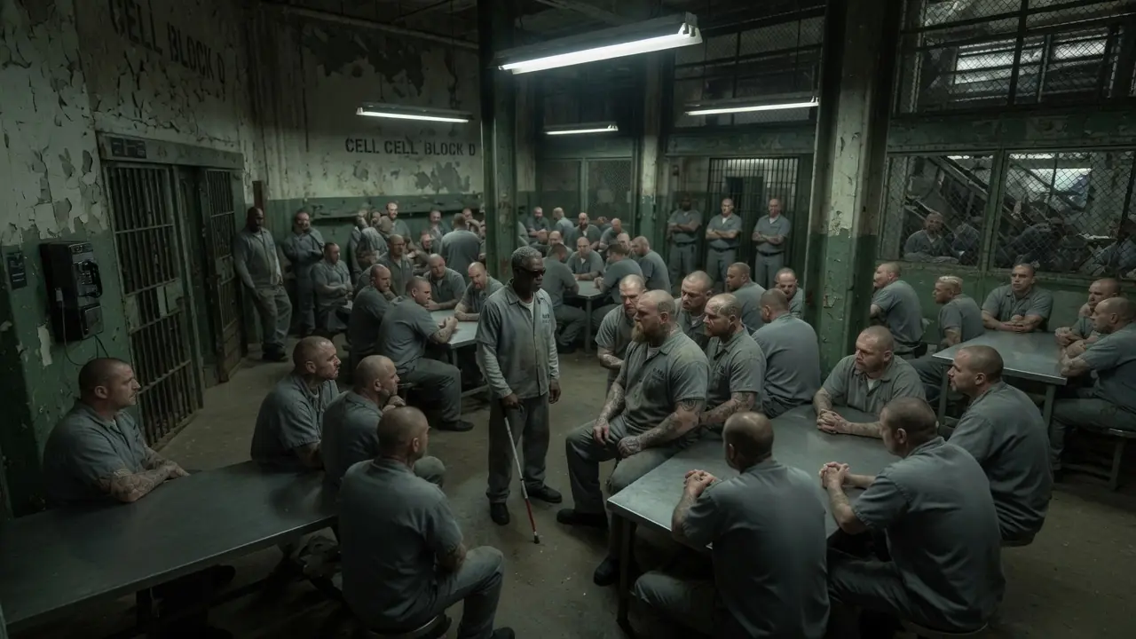 Cell Block King Stomps a Blind Black Inmate for "Fun" — He's the Green Beret Even SEALs Fear