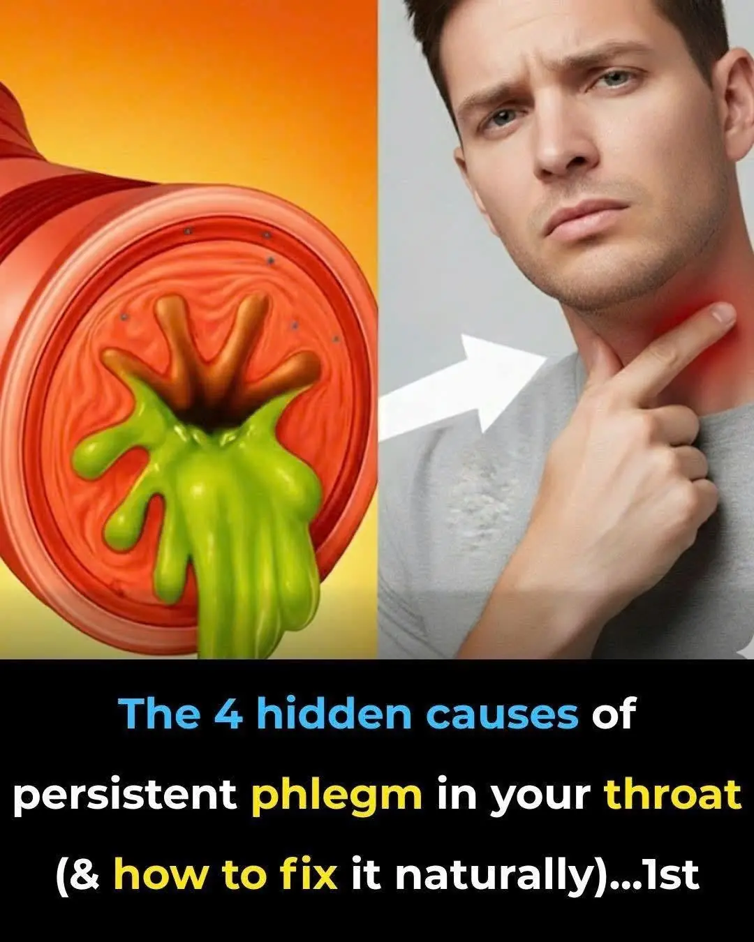 Doctors rarely explain it, but constant phlegm often comes down to 4 overlooked causes...