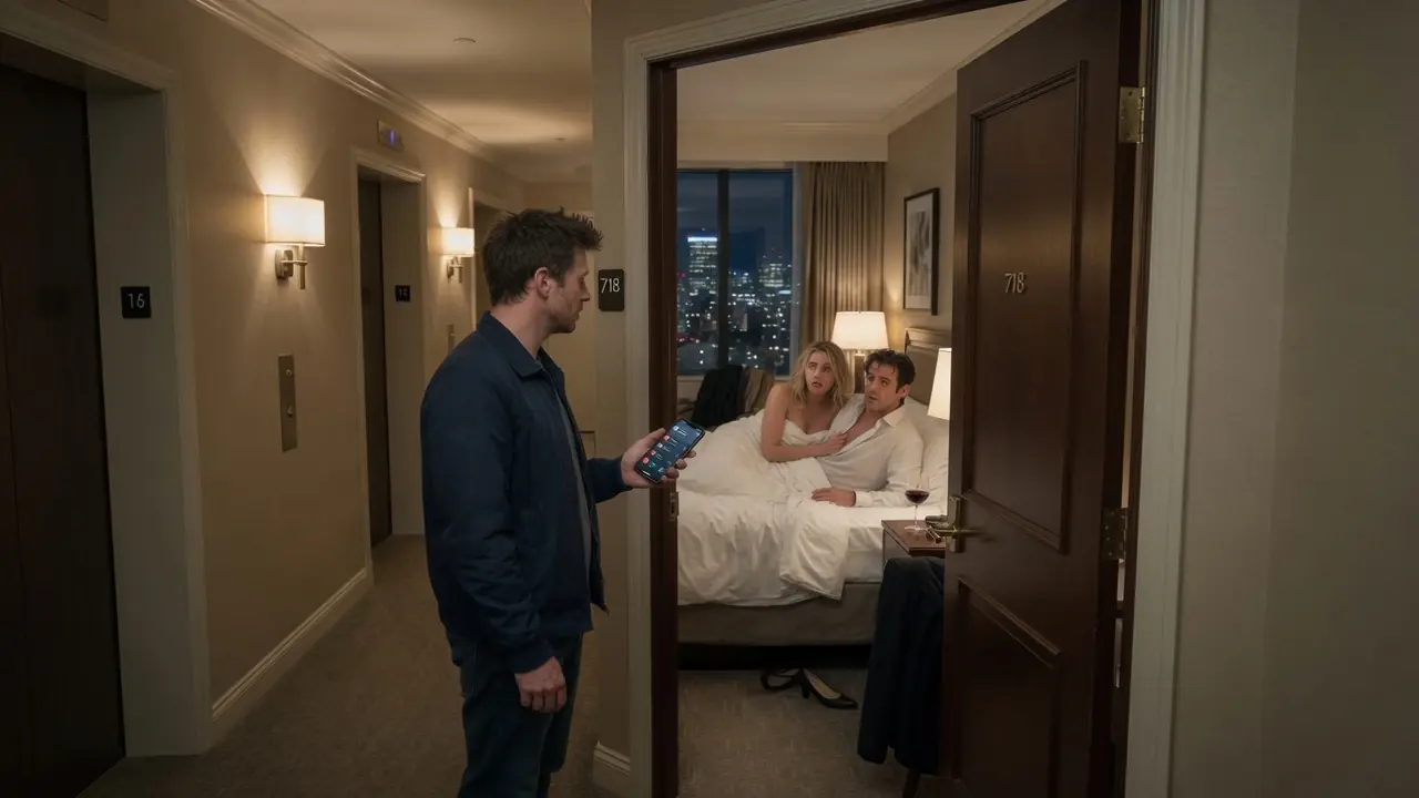One Hotel Door, One Half-Dressed Stranger — And Seventeen Years of Marriage Fell Apart