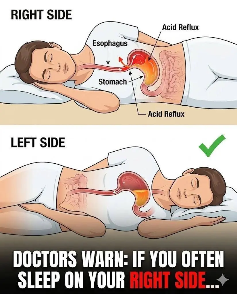 Doctors Warn: Your Sleeping Position May Affect Acid Reflux Symptoms