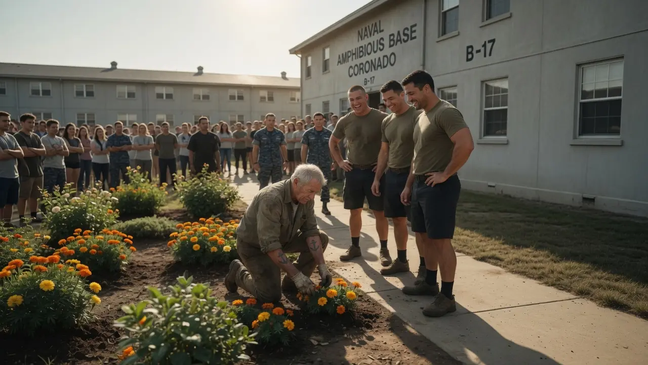 Recruits Laughed at the Old Veteran’s Tattoo — Until the SEAL Commander Saluted Him
