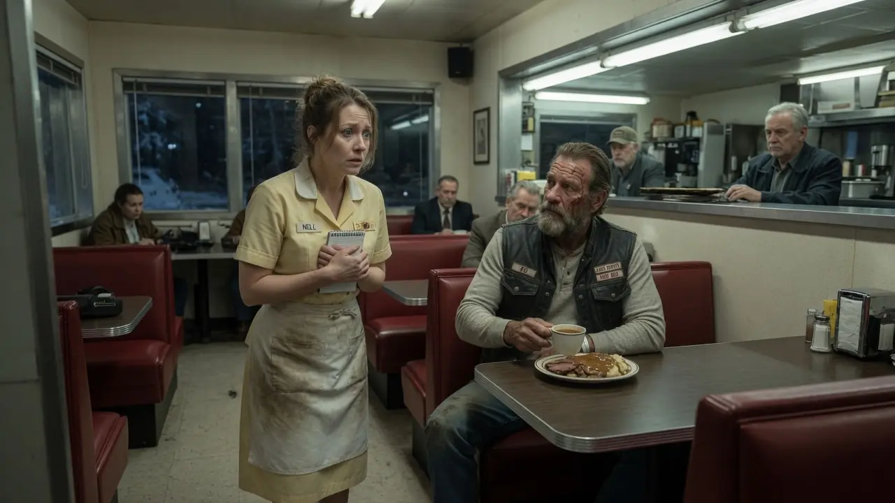 She Smelled Something Wrong in His Food — Then 171 Hells Angels Rode In
