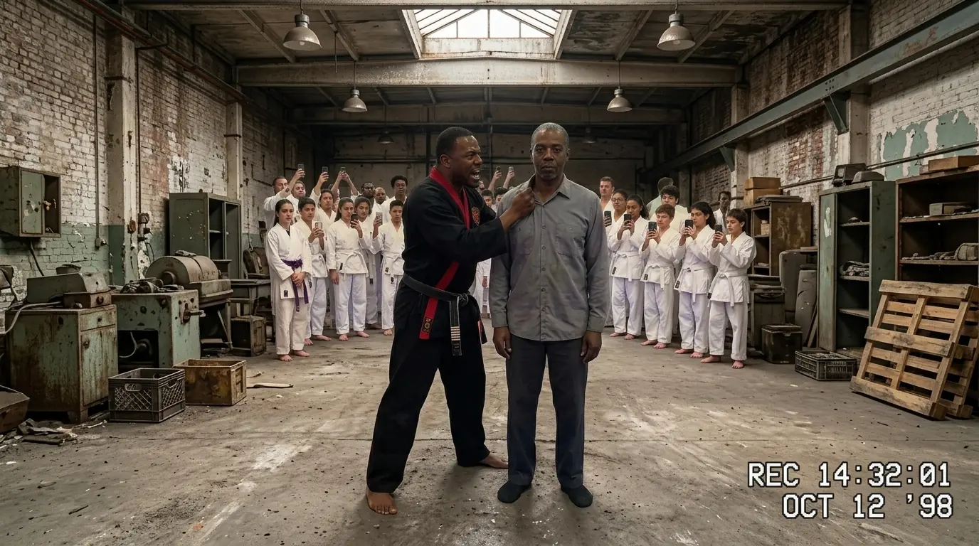 Black Belt Picked the Janitor for a "Lesson" — 40 Seconds Later He Was Begging to Stop