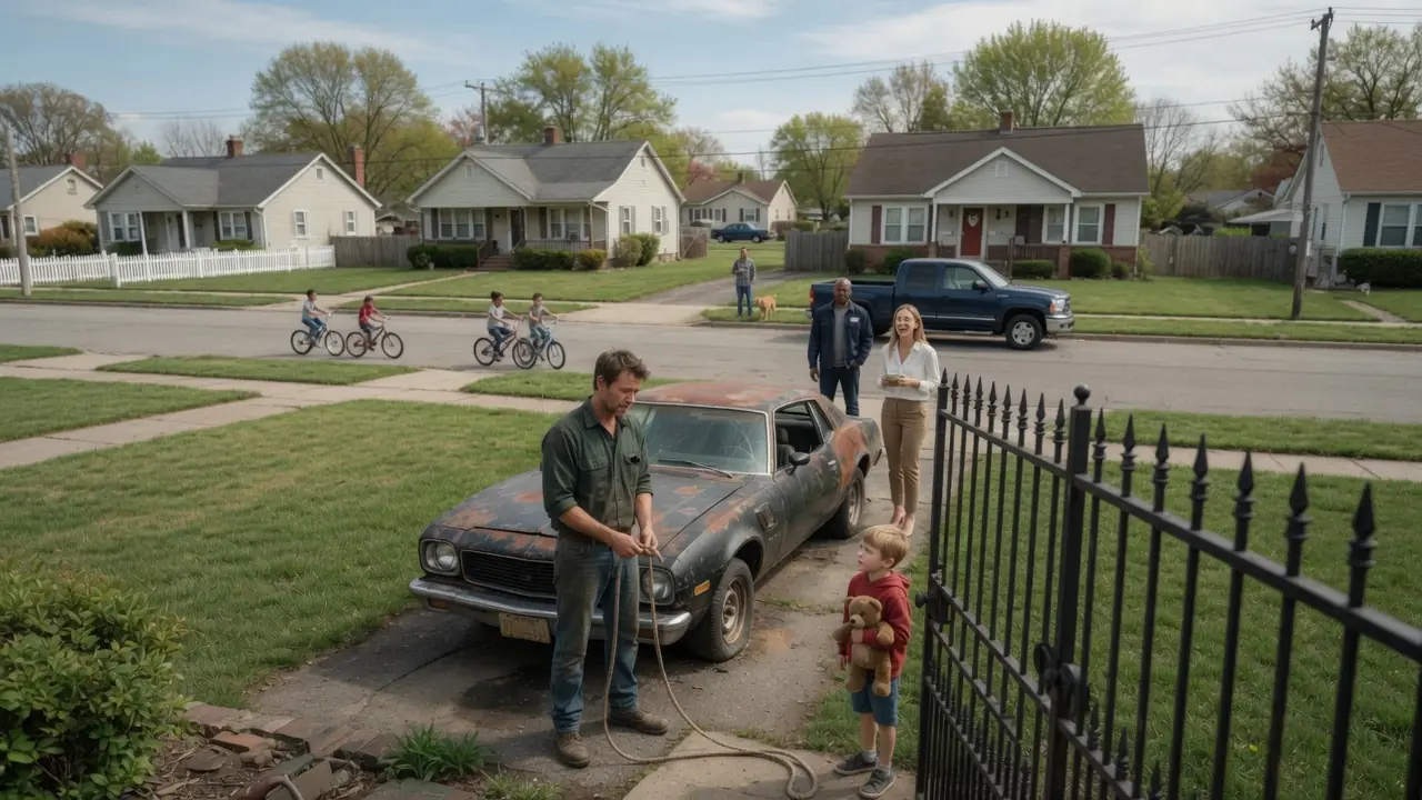 The Neighbor Laughed at His $100 Junk Car — Until a Billionaire Came to Buy It
