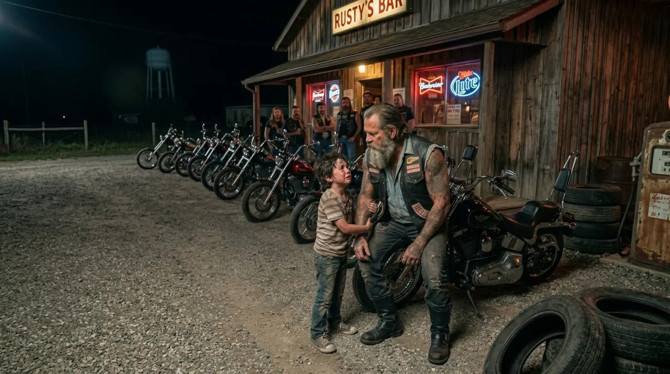 A Terrified Child Asked a Biker for Protection — Within Minutes, Dozens of Hells Angels Surrounded