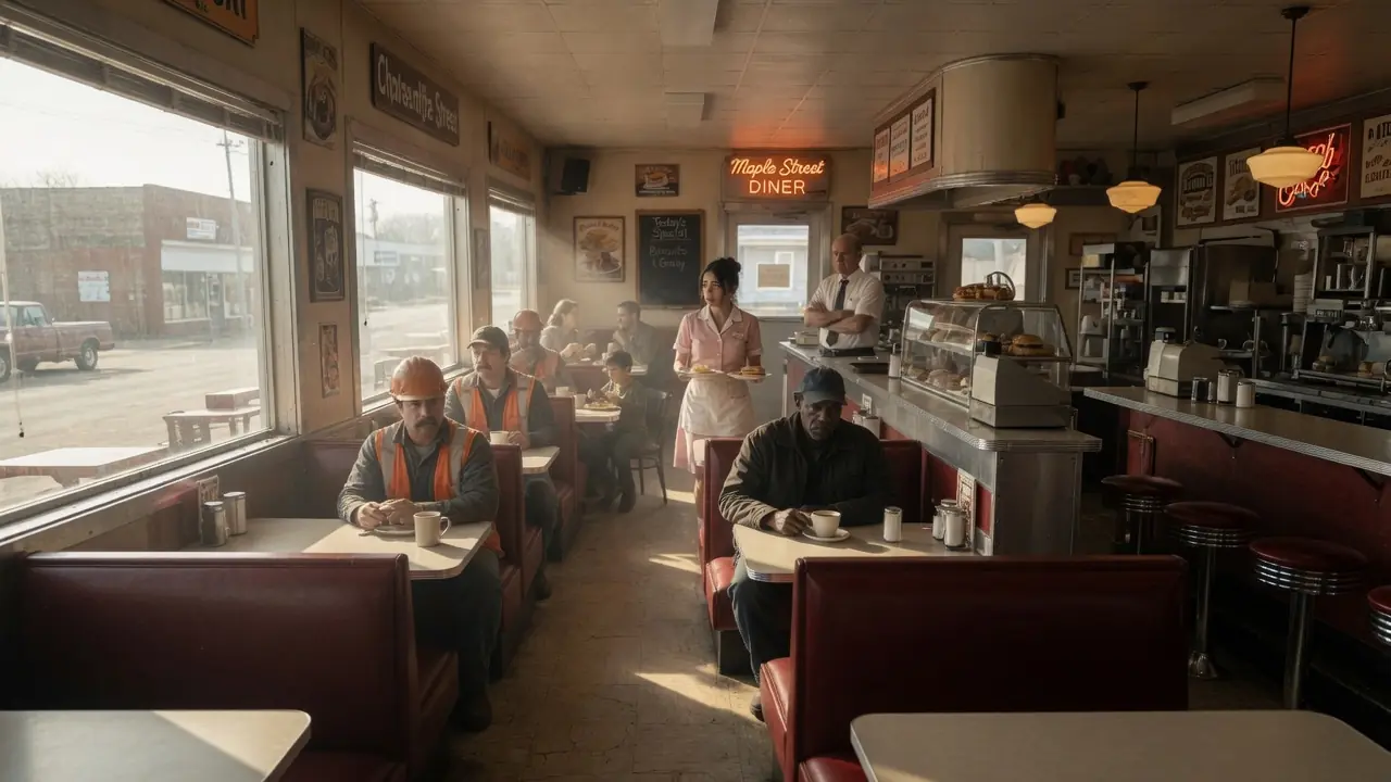 Undercover Black Boss Orders Toast at His Diner — Then a Whisper Behind the Counter Stopped Him Cold
