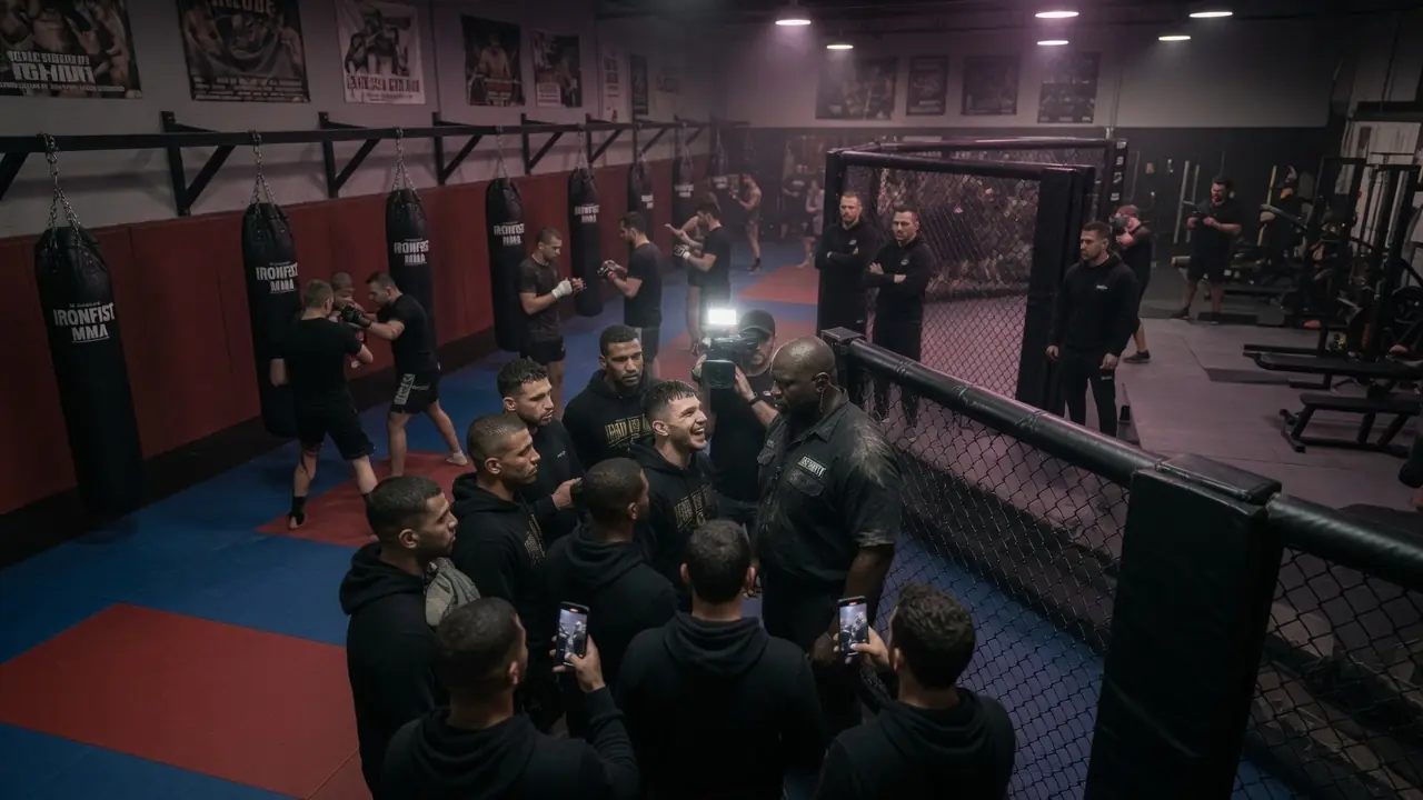 Pro Fighter Offers to Spar the Black Security Guard "and Go Easy" — He Taps Out in 20 Seconds