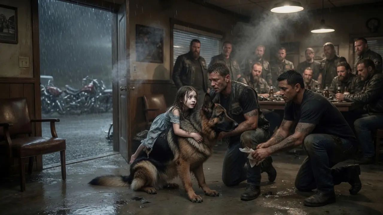 The Little Girl Said “My Mama Is Still There” — And Every Biker in the Room Stood Up