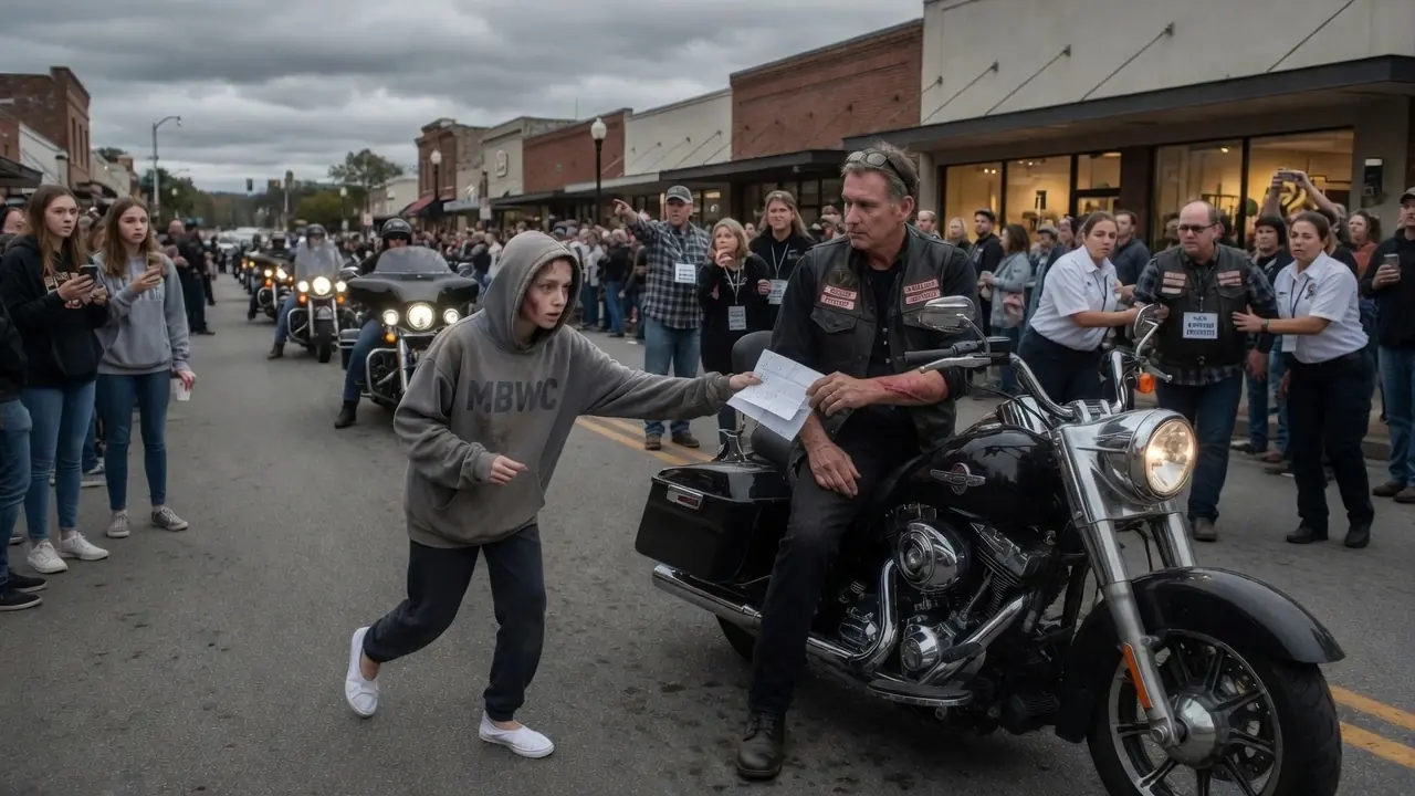 A 14-Year-Old Girl in Paper Shoes Ran Into a Hells Angels Parade — Then 183 Bikers Followed Her Note