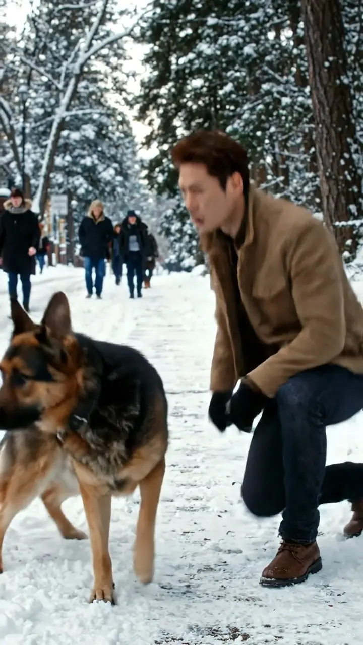 The midday rush hour on 5th Avenue was a blur of heavy winter coats,