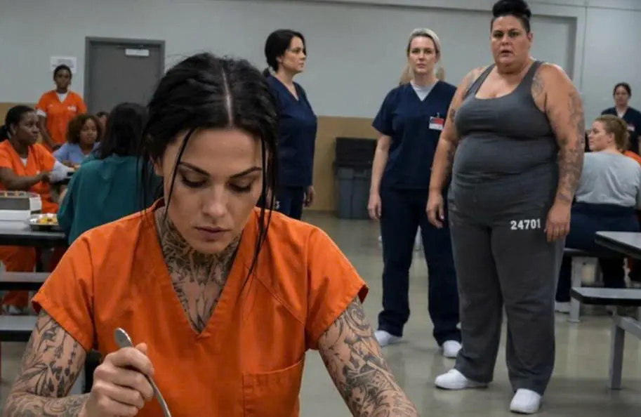 The most dangerous inmate started bullying the new girl, trying to take her food and humiliate her in front of everyone, but she could never have imagined who this mysterious tattooed girl really was