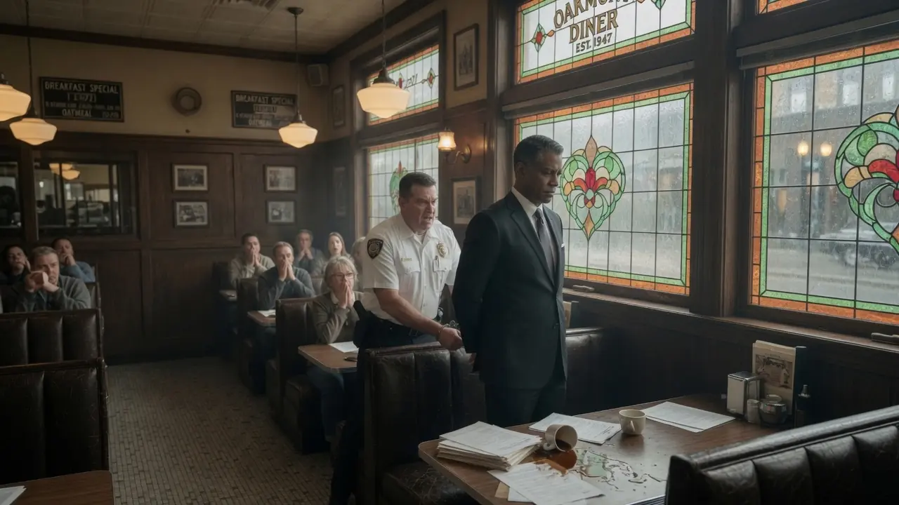 Cop Handcuffs A Simple Man at a Diner — Then A Phone Call Gets Him Fired