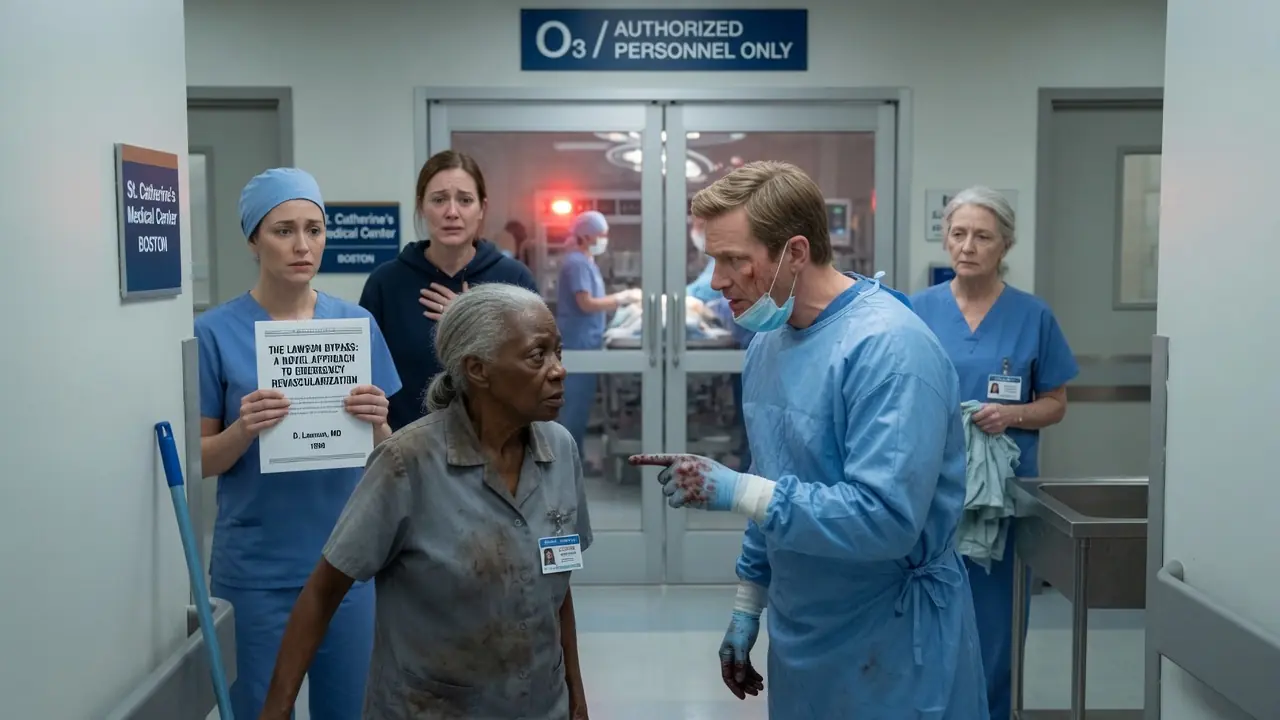 He Insulted the Woman Mopping the Hall — Not Knowing She Was a Legendary Heart Surgeon
