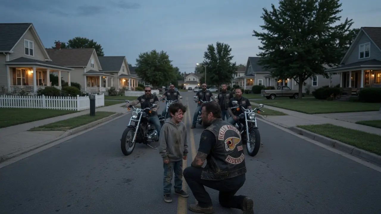 Little Boy Whispered, “They Took My Sister…” — The Bikers Didn’t Wait a Second