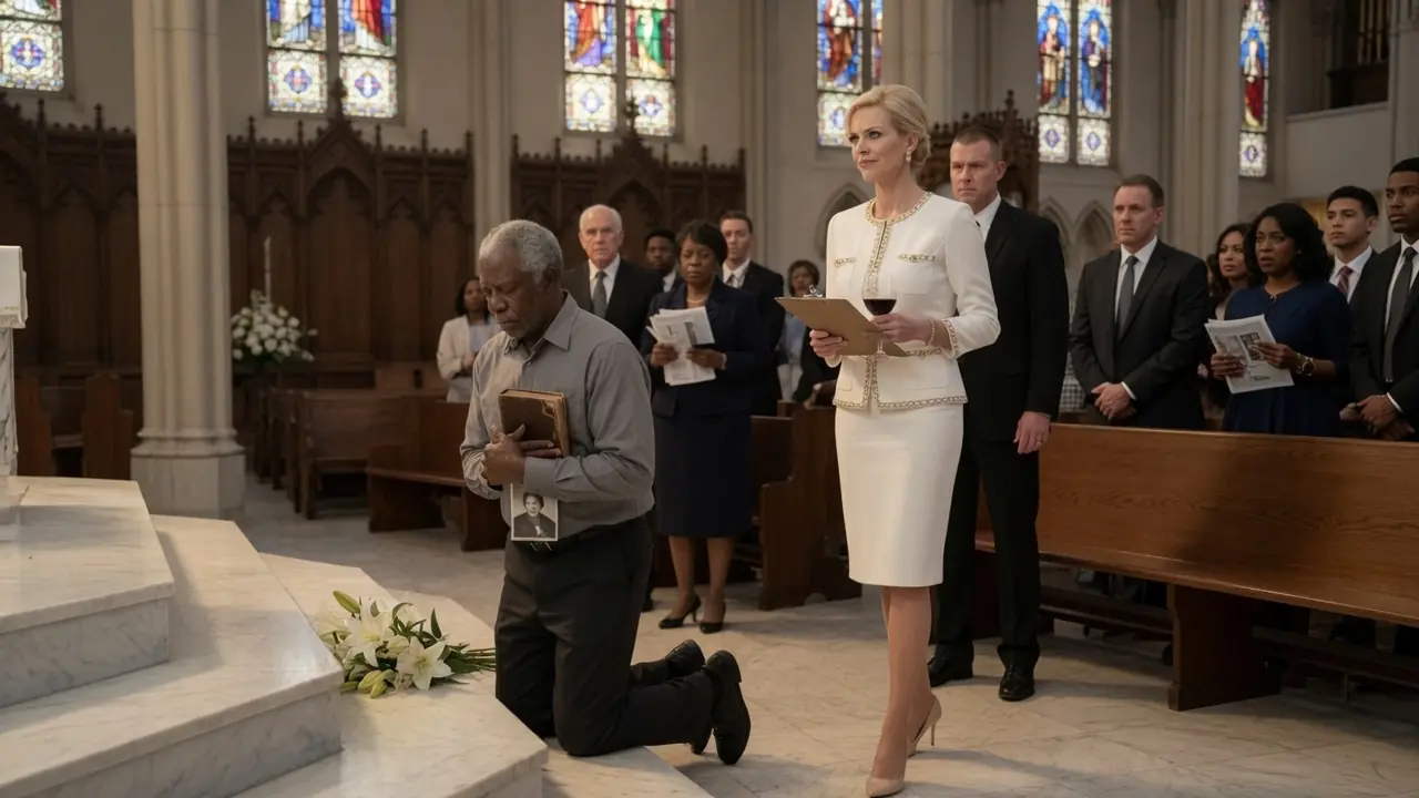 Rich Woman Pours Wine on Black Man Praying at the Altar — Her Face Drains as the Choir Rises for Him