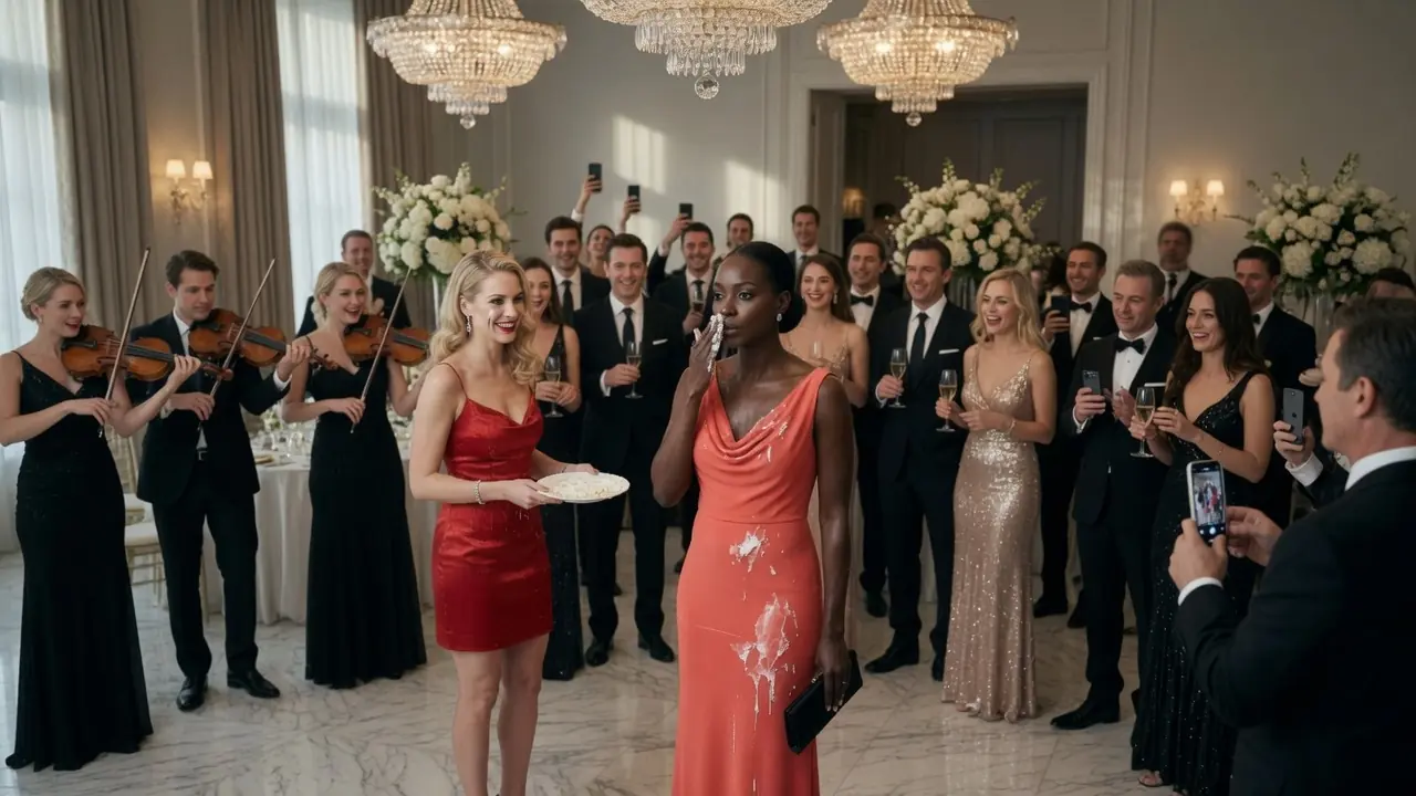She Smashed Cake Into the Black CEO’s Face at a Billionaire Gala. Seconds Later, a $4.2 Billion Secret Began to Destroy Them.