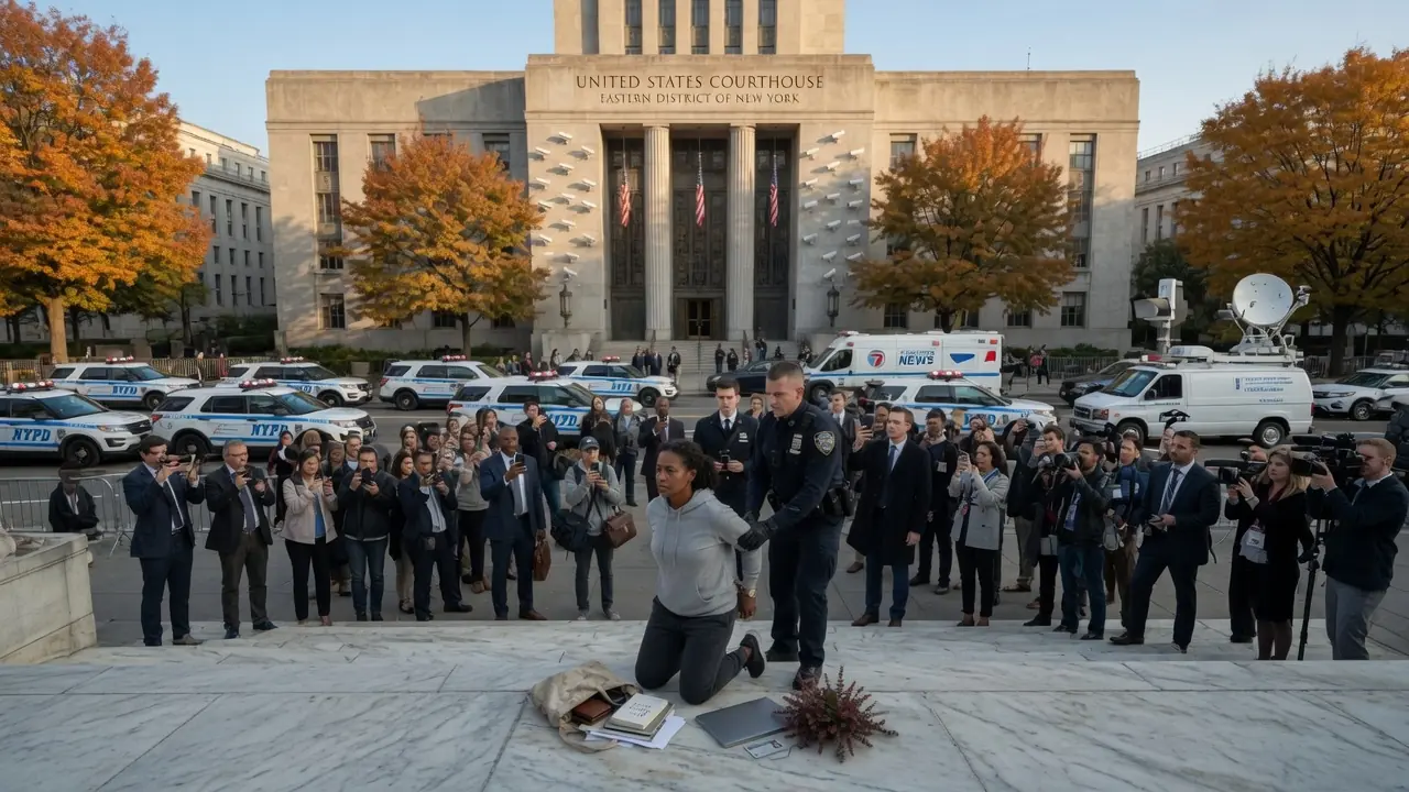 Cops Drag a Black Woman Outside the Courtroom — His Heart Stops When Clerk Bows and Says 'All Rise'