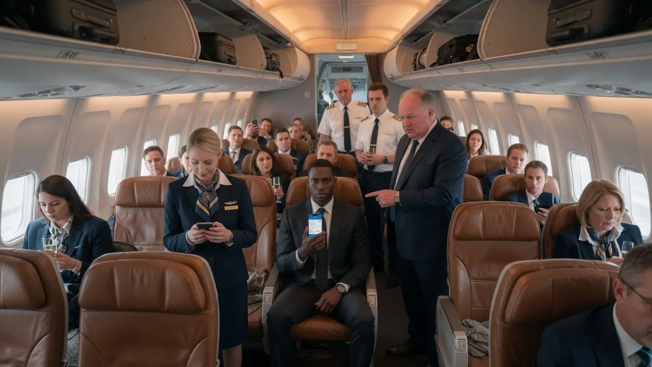 Black CEO Removed from VIP Seat for White Passenger — Froze When He Fired the Entire Crew Instantly