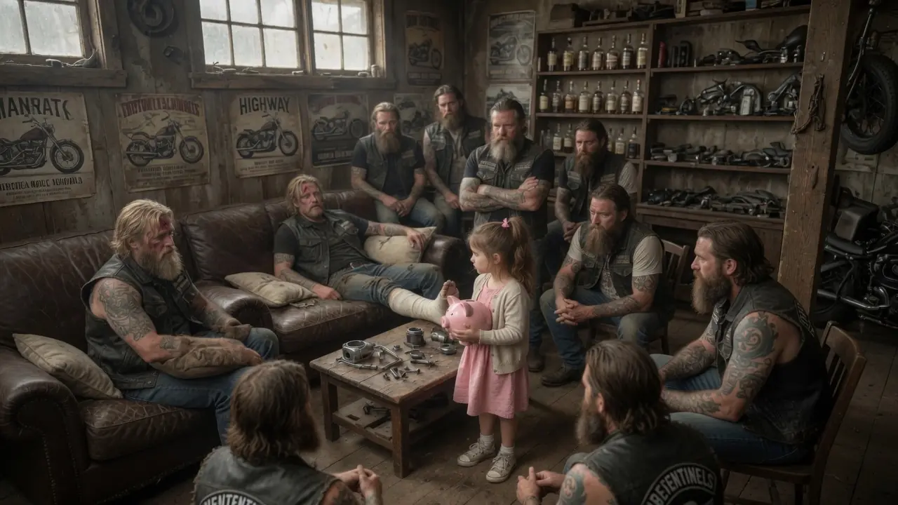 A Little Girl Brought Her Piggy Bank to the Bikers — And Changed the Whole Town