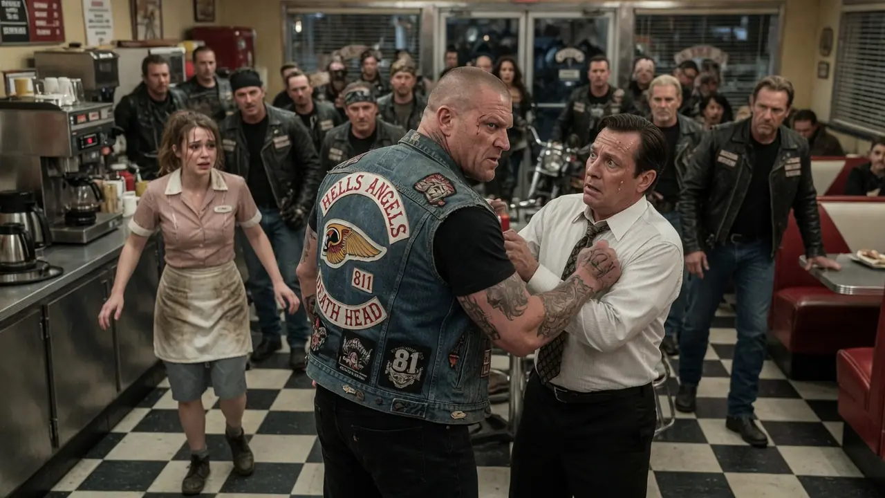 Waitress Was Fired for Serving a "Dangerous" Biker — Within Hours, 250 Hells Angels Stormed In
