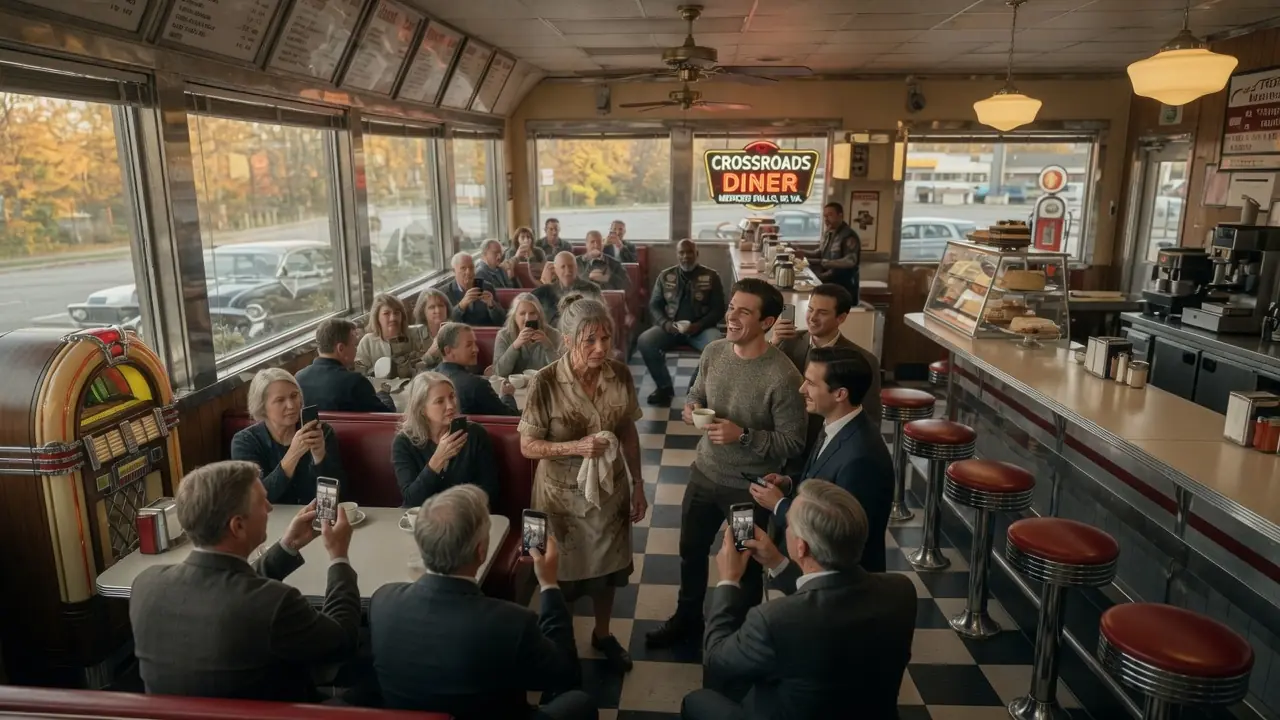 A Rich Boy Poured Water on a Waitress in Public — Then a Hells Angel Reacted!