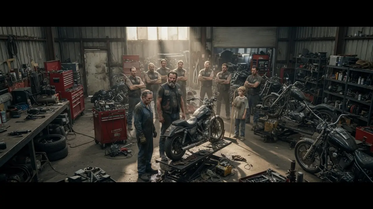 "Mechanics Gave Up on a 40-Year-Old Hells Angels Bike — A 8 year old Poor Boy Said, “I’ll Fix It.” "