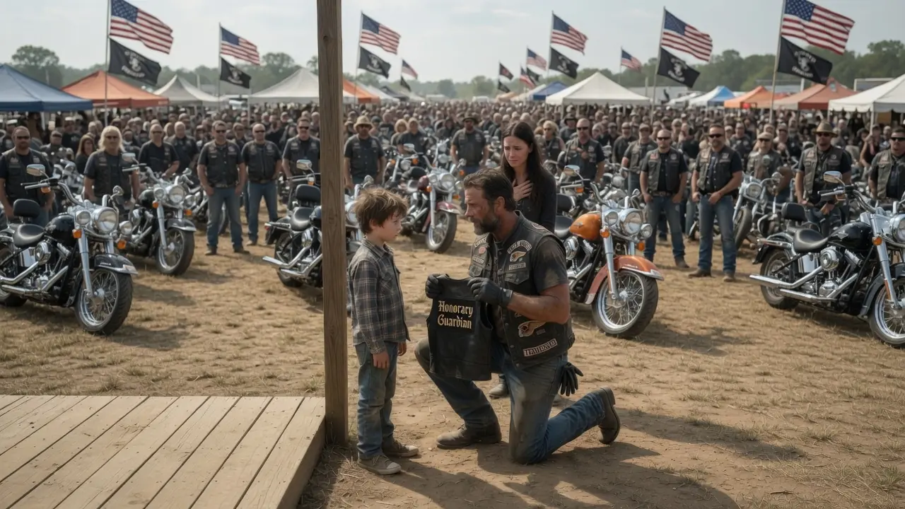 He Found Her Bleeding in the Forest — Then 3,000 Hells Angels Rode Into His Town
