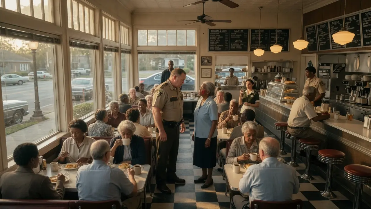 Cop Sla-pped Elderly Black Woman in Diner — Minutes Later, Navy Seal Walked In